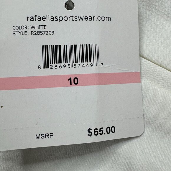 Rafaella BRAND NEW White Pants Size‎ 10 - Picture 6 of 11